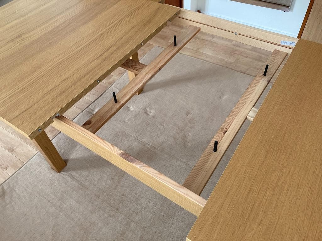 IKEA★BJURSTA　送料込　伸長式テーブル　140/160/180cm