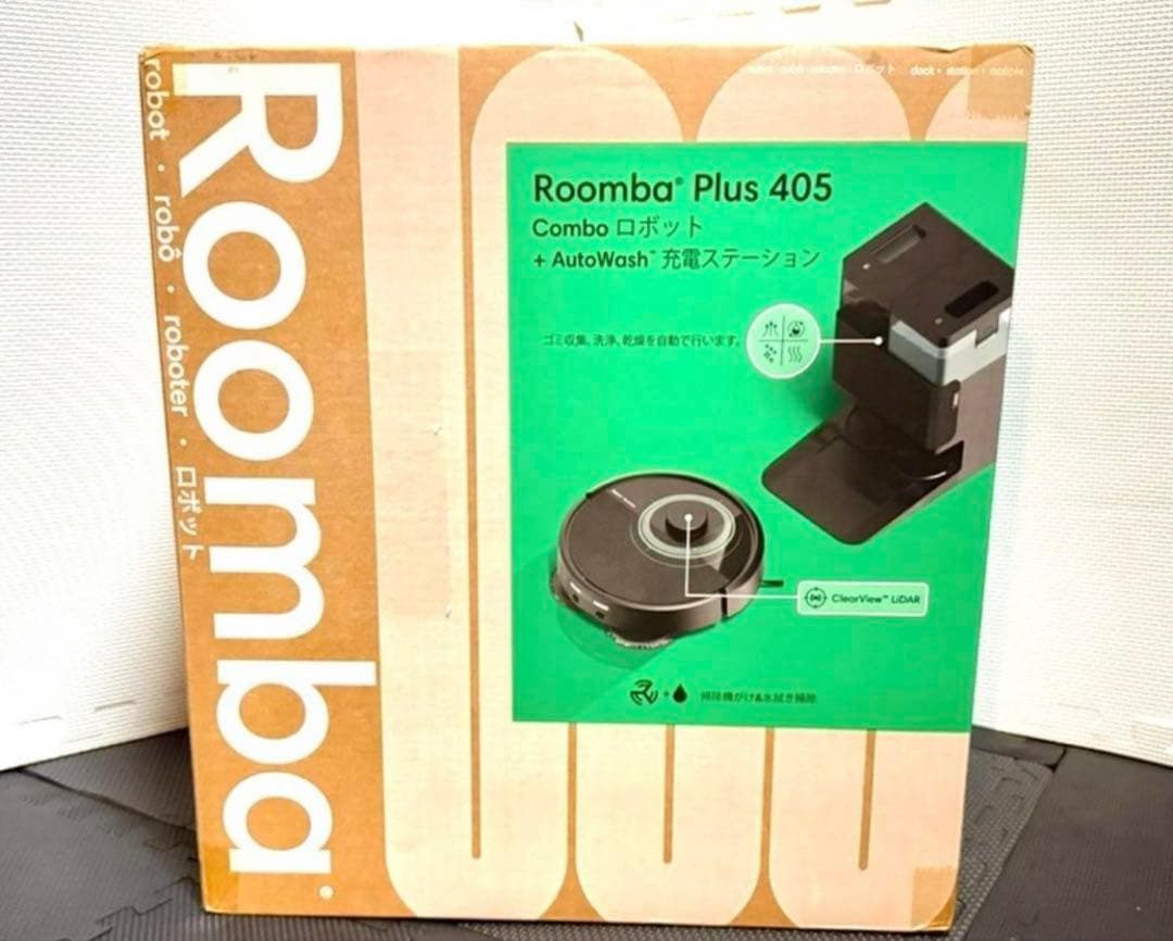 新品未開封品　Roomba Plus 405 Combo Auto wash