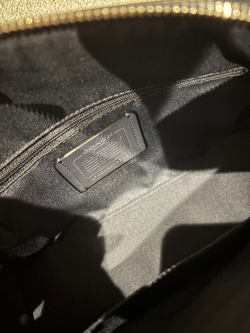 COACH 2WAYバッグ(ハンド/ショルダー) ネイビー