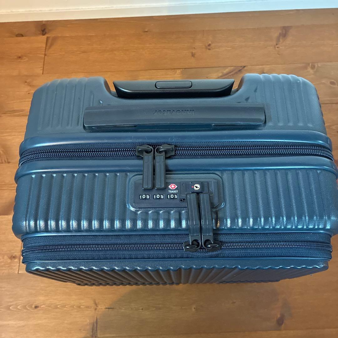 イノベーター スーツケース フロントオープン33L 色ディープシー