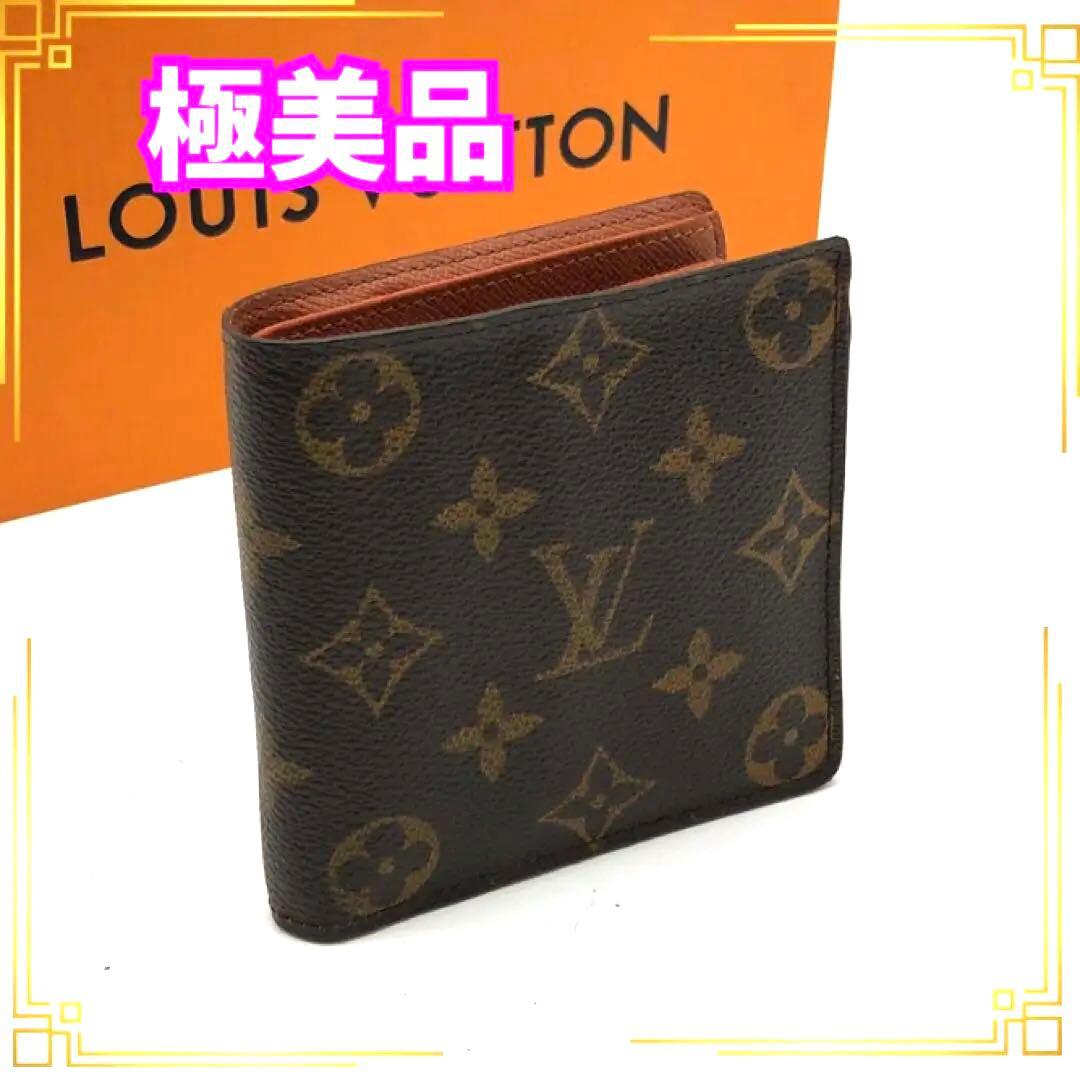 モノグラム ルイヴィトン ポルトフォイユ マルコ ウォレット 二つ折り財布