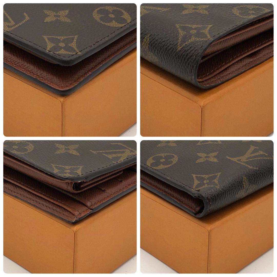 モノグラム ルイヴィトン ポルトフォイユ マルコ ウォレット 二つ折り財布