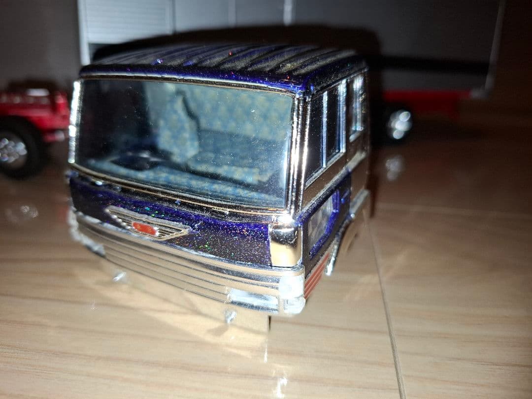 デコトラプラモデル　アオシマ　デコプラトラック完成