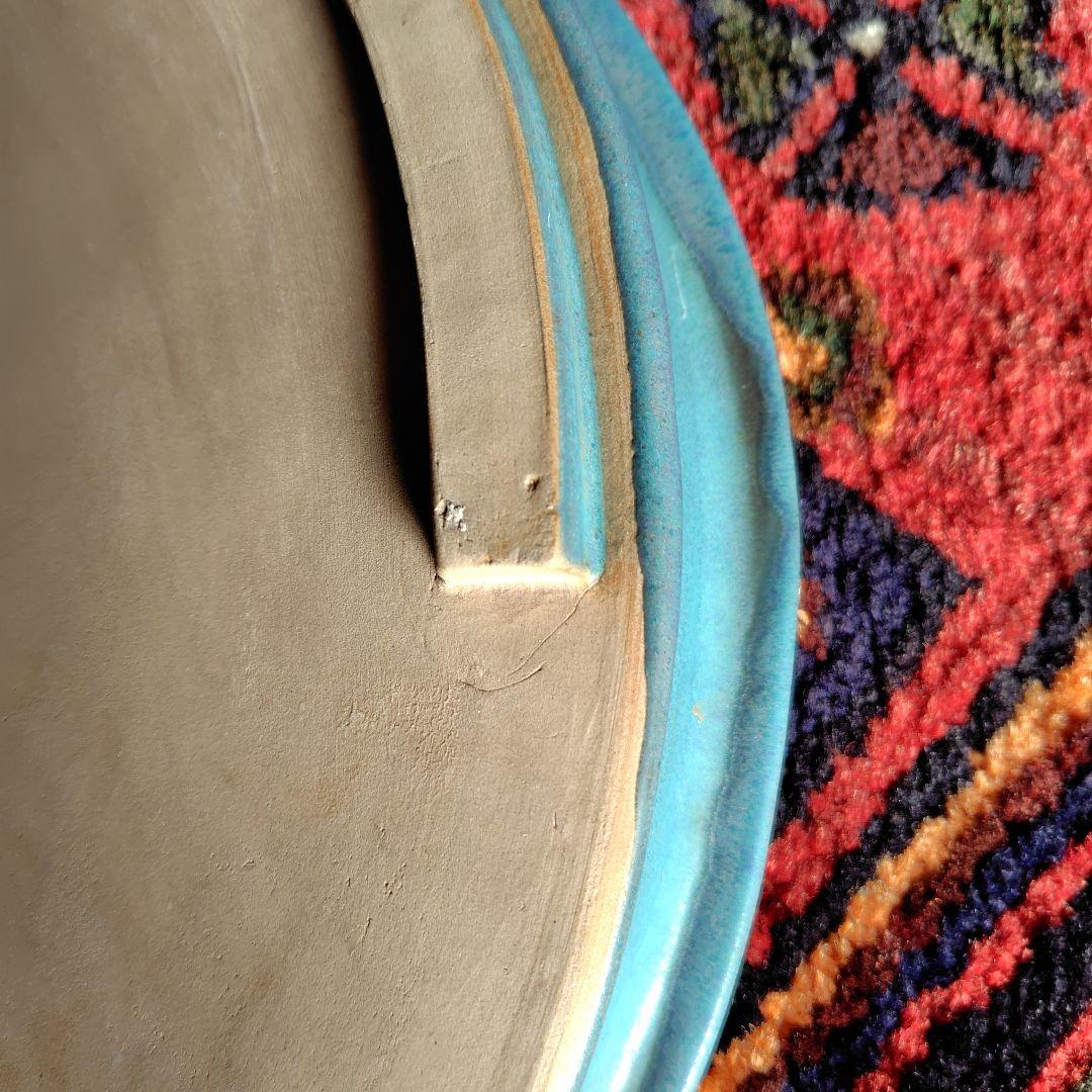 水盤　大型水盤　横幅６３㌢　楕円　華道具　華展用　嵯峨御流　池坊　小原流