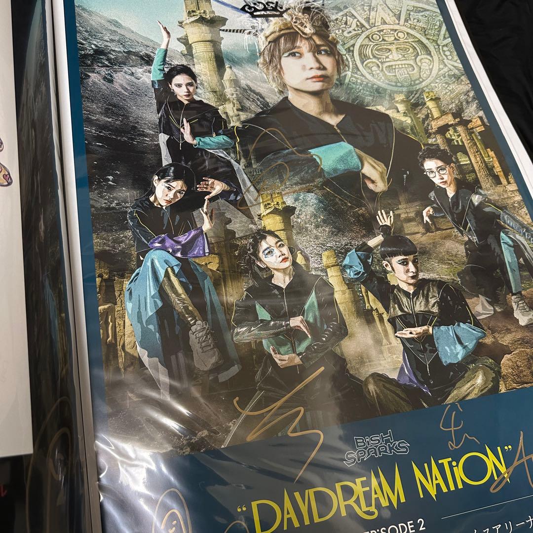 BiSH SPARKS B2ポスター 直筆サイン入り7枚セット FC限定
