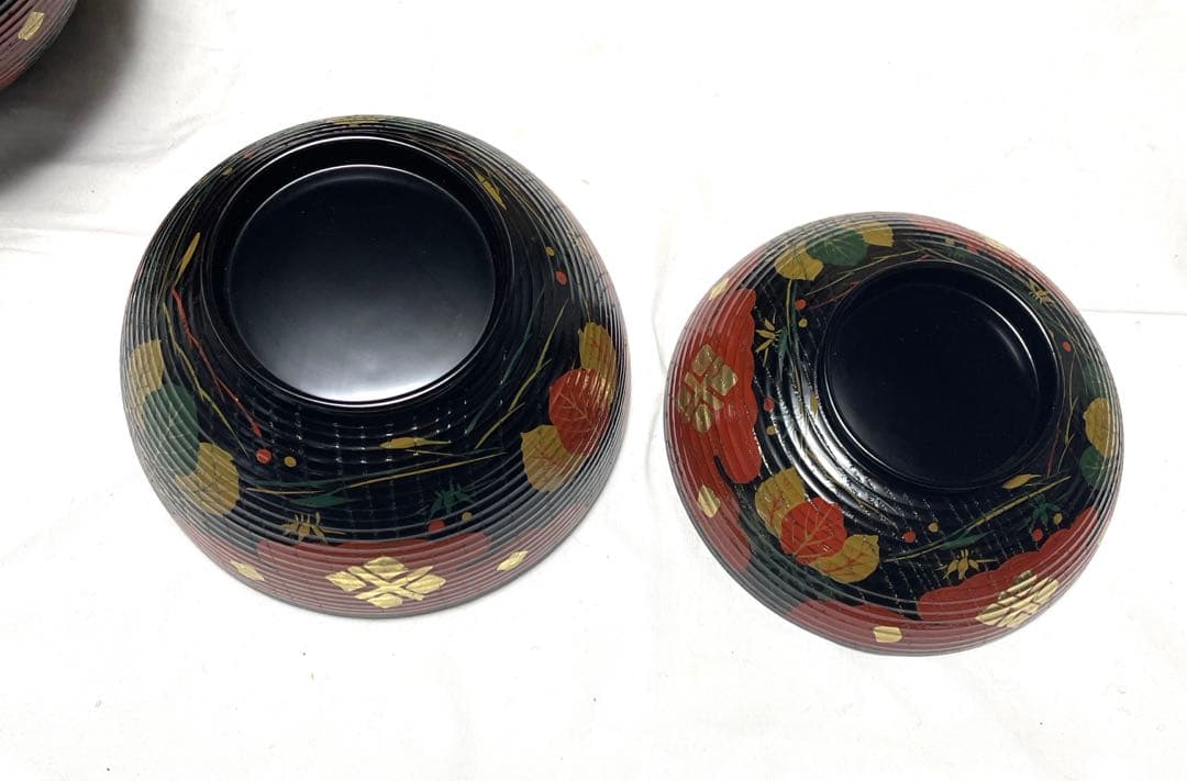 浄法寺蒔画煮物椀　拾　漆匠　春象　未使用　お茶事　仁和春象作　共箱　美品