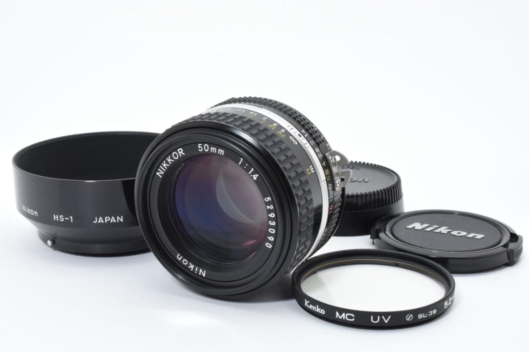新品級 NIKON AI-S NIKKOR 50mm f1.4 MF N767