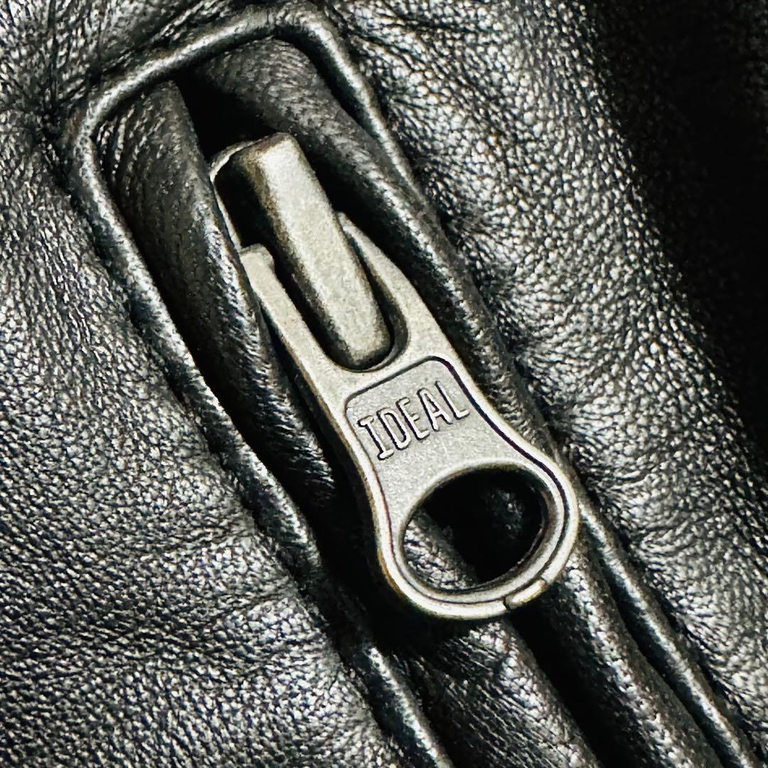 美品 希少L ジャーナルスタンダード ラムレザー シングルライダースジャケット