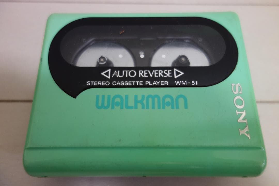 希少品 ウォークマン WM-51 (SONY ソニー) グリーン Walkman
