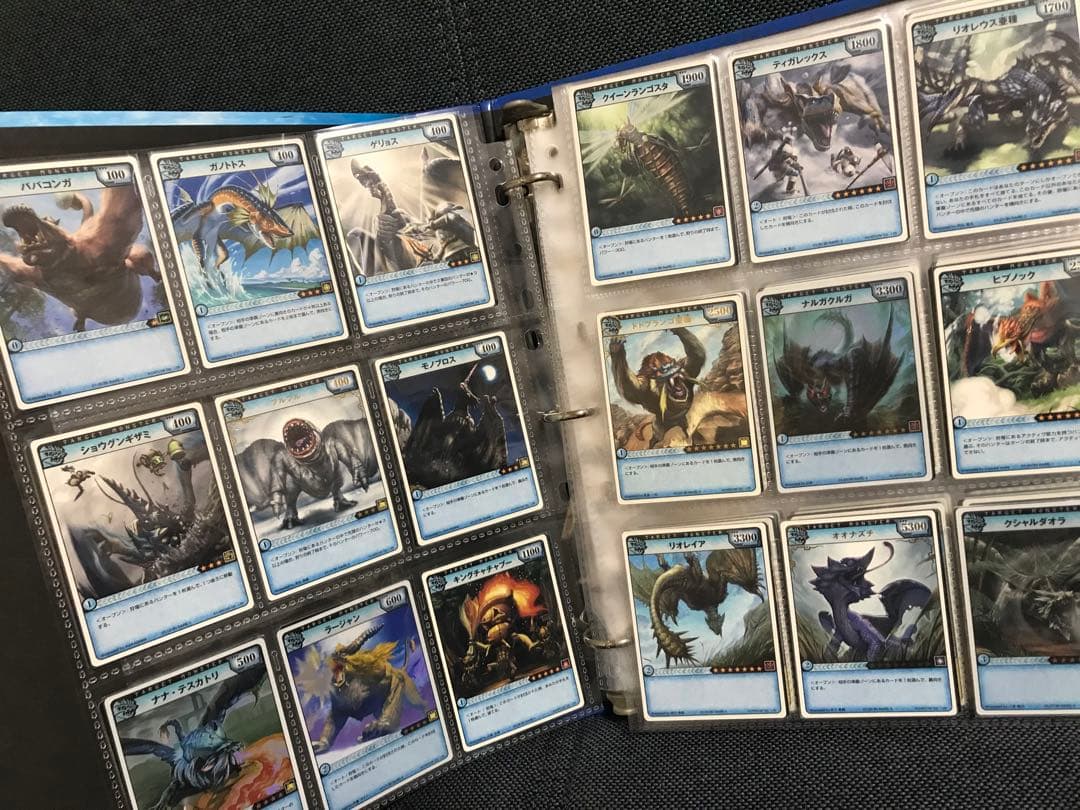 モンスターハンターハンティングカード　専用バインダー　1弾コンプリート