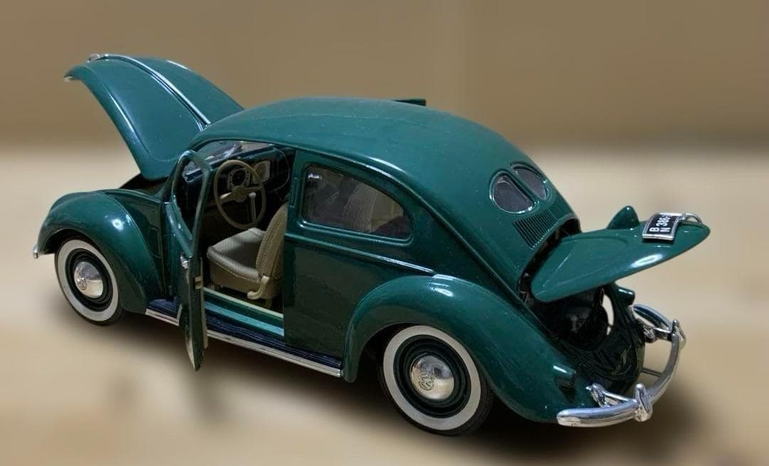 ミニカー　1/18　VW　フォルクスワーゲン　ビートル　1951　グリーン