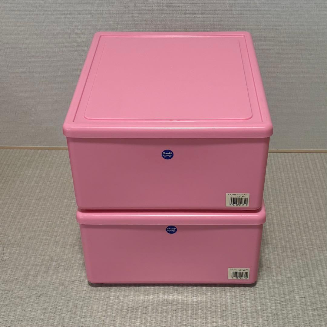 カオハナキティ　ハローキティ レトロ　収納ケース　チェストビンテージ　2セット