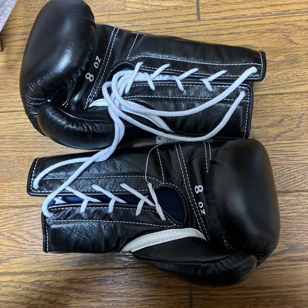 新品未使用Winning ボクシンググローブ 8oz 黒ウイニングMS-200