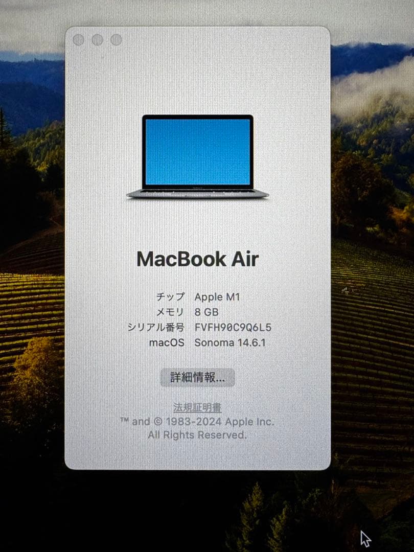 Apple MacBook Air 13 m1 512gb スペースグレイ