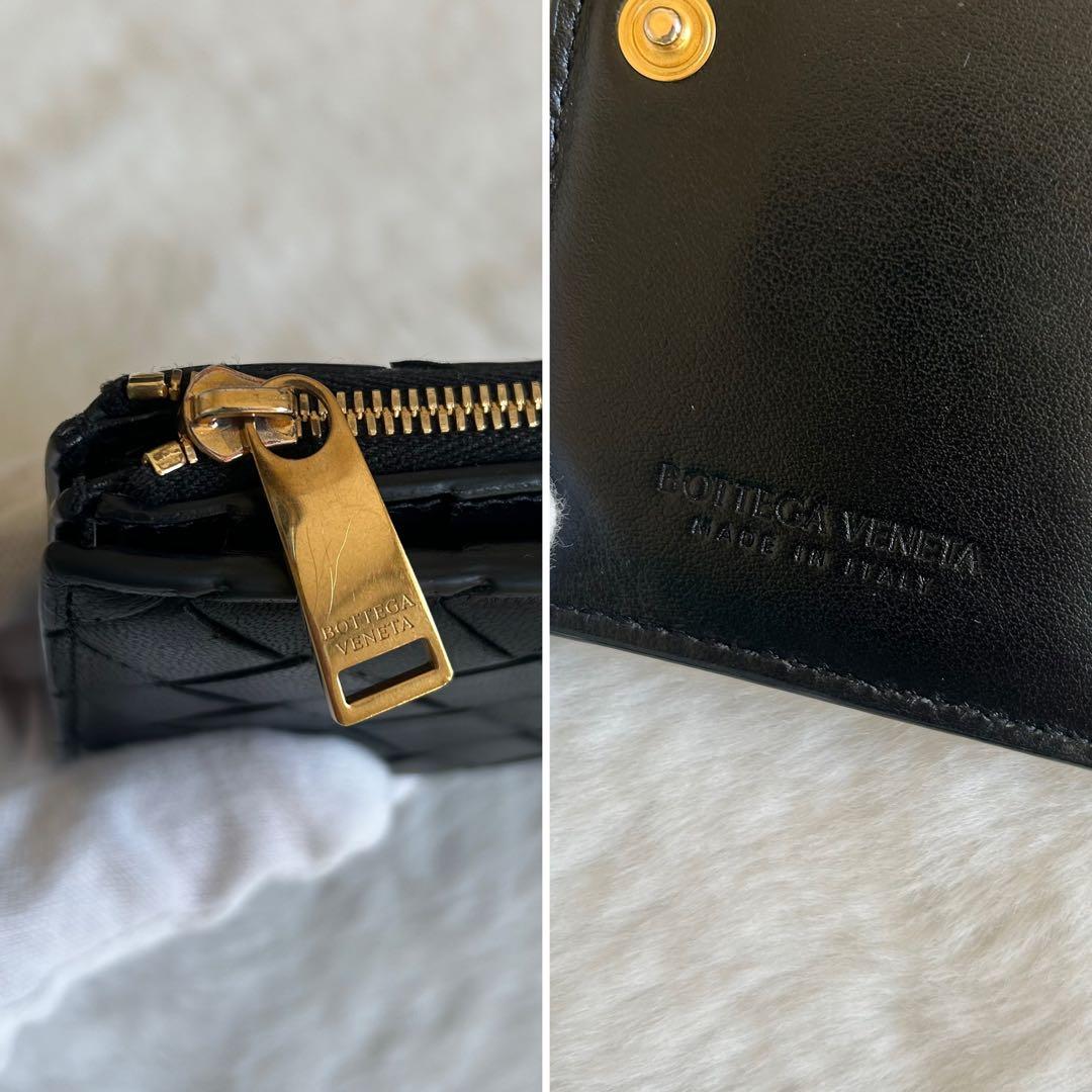 美品✨　BOTTEGAVENETA ボッテガヴェネタ イントレ 財布　黒