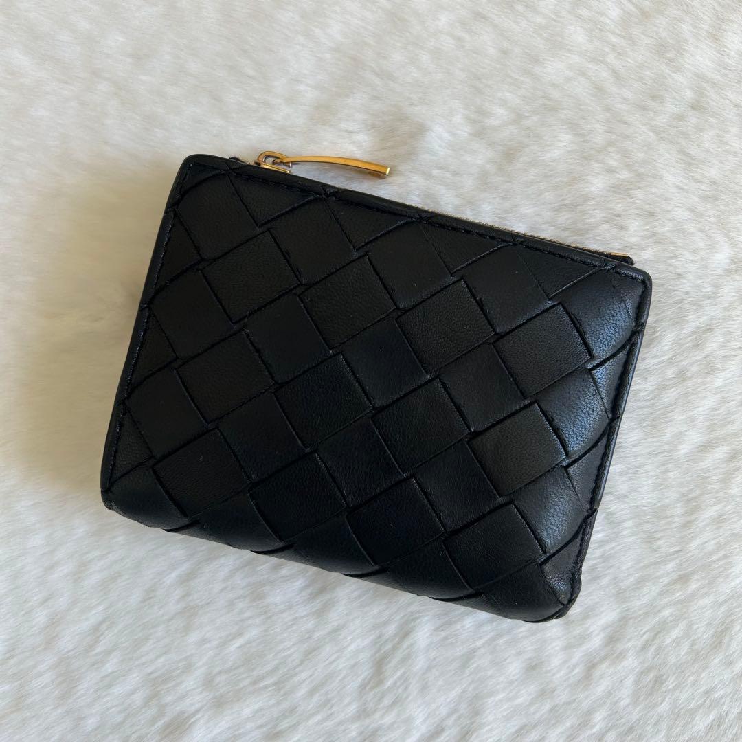 美品✨　BOTTEGAVENETA ボッテガヴェネタ イントレ 財布　黒