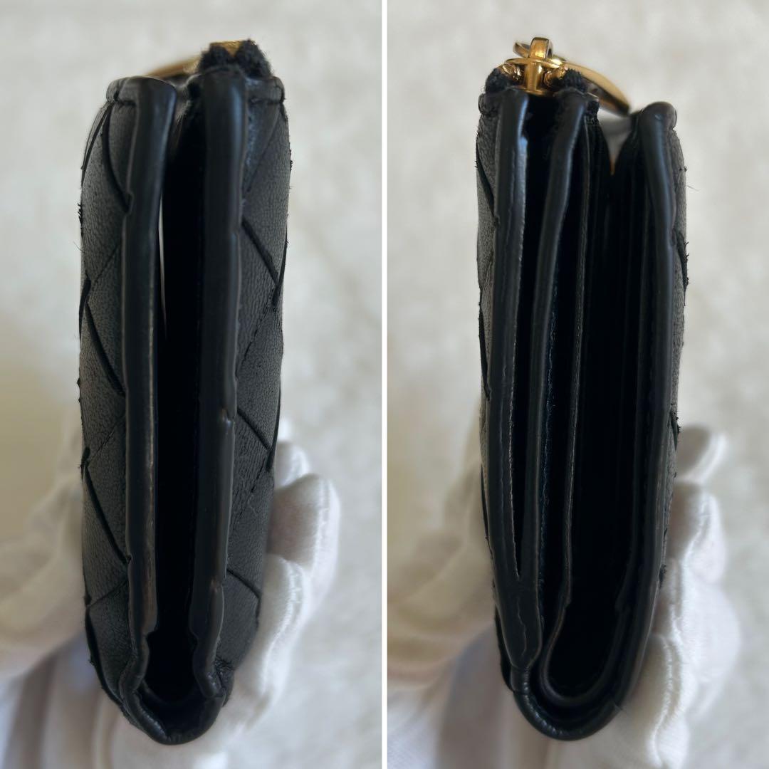 美品✨　BOTTEGAVENETA ボッテガヴェネタ イントレ 財布　黒