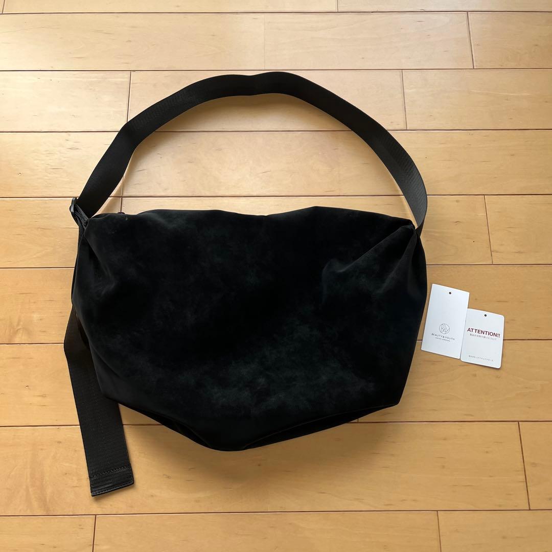 ビューティーアンドユース　ショルダーバッグ　ギャザー　ラウンド　アローズ