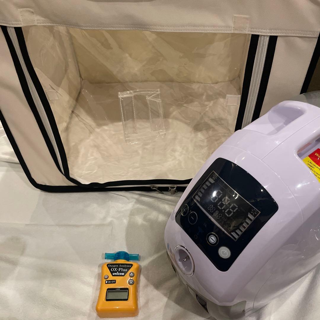 ペット酸素濃縮器&酸素ハウス&酸素濃度計OPlus 3点セット