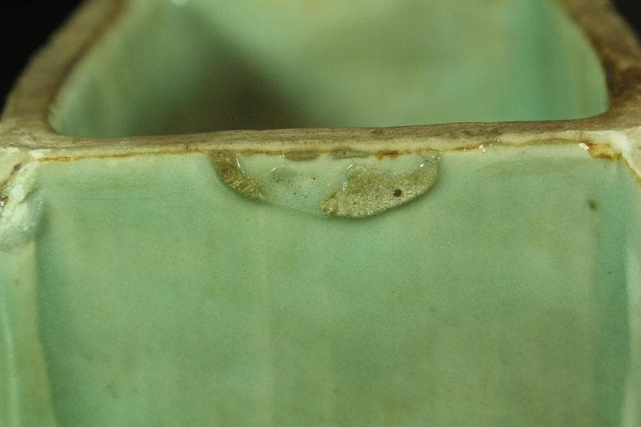 青磁 葛屋 香炉 在印(K-A355)