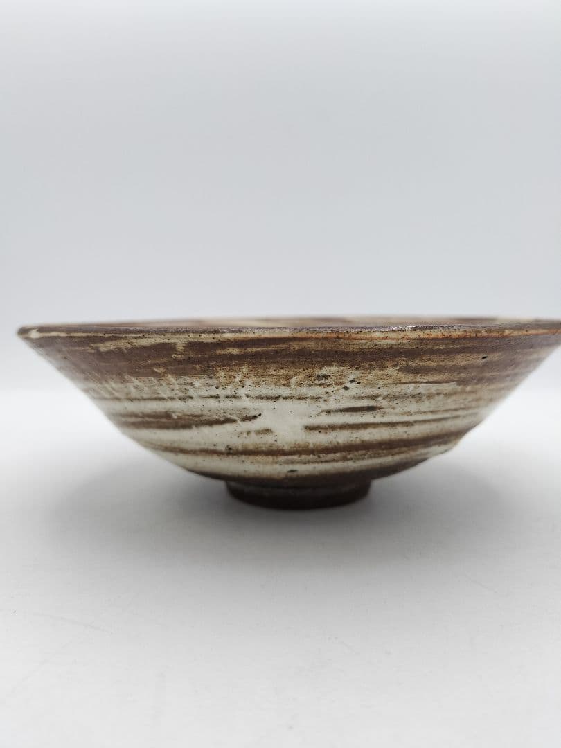 b595 茶碗 刷毛目 平 十三代 中里太郎衛門 木箱 茶道具 古物