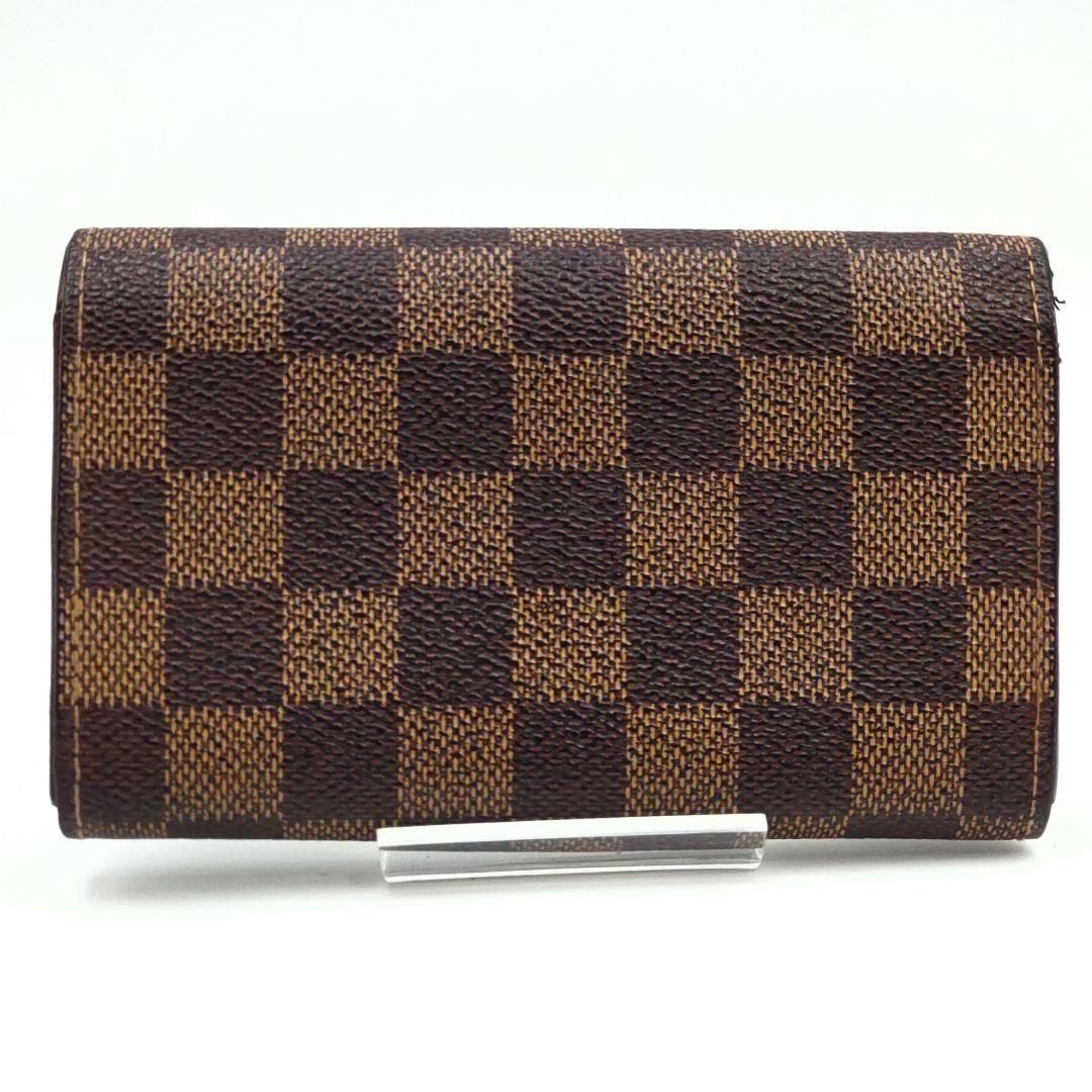 【正規品】ルイヴィトン　ダミエ　ポルトモネビエトレゾール　二つ折り財布