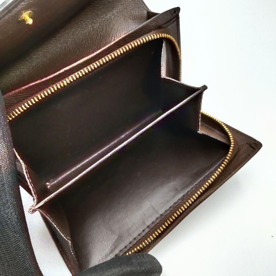 【正規品】ルイヴィトン　ダミエ　ポルトモネビエトレゾール　二つ折り財布