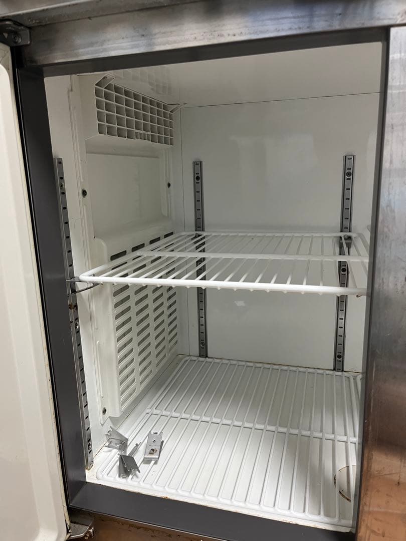 業務用冷蔵庫　コールドテーブル　YRC- 120RE 2 ABS樹脂製 2段棚