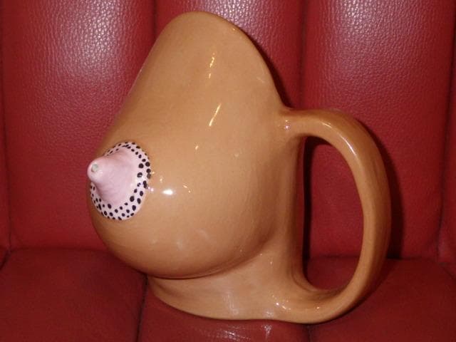 70’S★Boobs★マグカップ★26★アート★胸★USA★ビンテージ★ジョーク