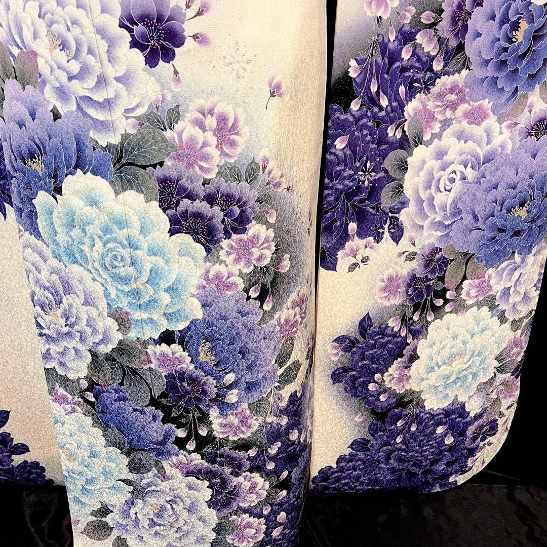 ◾️振袖フルセット■大輪牡丹桜◾️銀通し■成人式振り袖■振袖一式