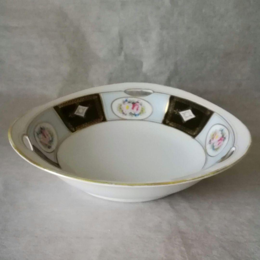 オールドノリタケ　コンポート　M-JAPAN印　里帰り美品　ハンドペイント