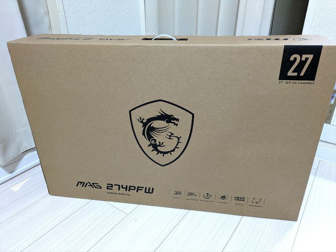 MSI MAG 274PFW 27インチモニター 180hz