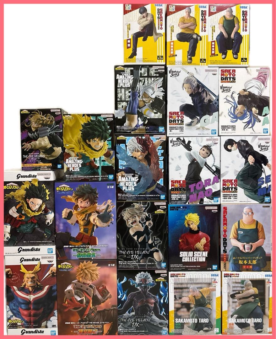 SAKAMOTODAYS ヒロアカ　フィギュア　まとめ売り②　21体
