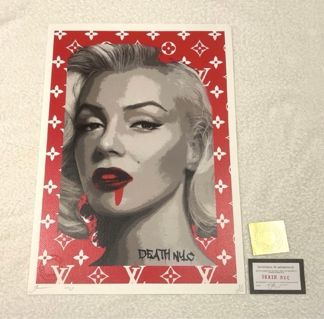 限定100枚 DEATH NYC マリリン・モンロー ルイヴィトン 現代アート