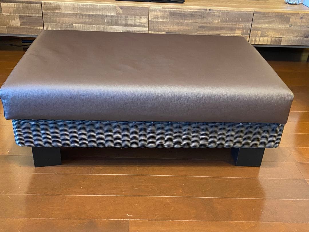 a.flat aflat ケイ・ローソファ オットマンv01 ラタン