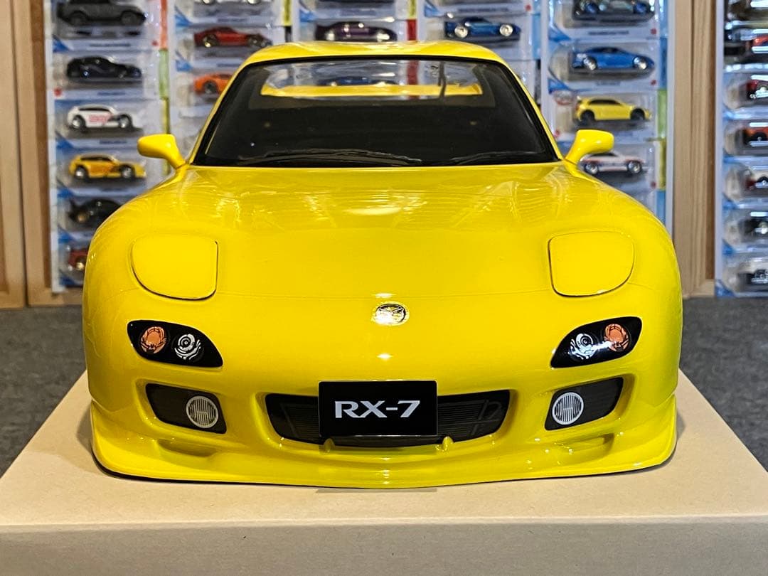 タミヤ ラジコン マツダRX-7 塗装済 スペアボディ イエロー