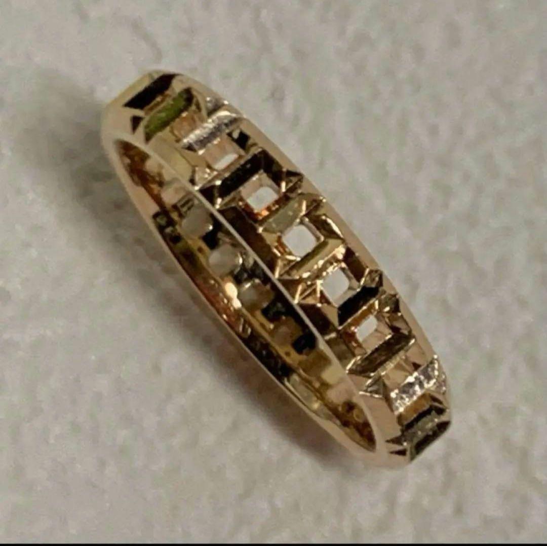 ティファニー T トゥルー ナローリング 指輪 K18