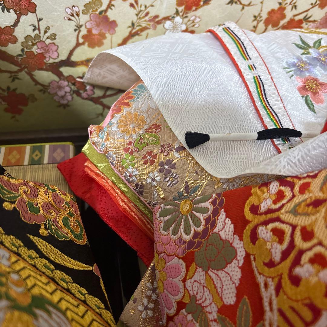 雛人形 お道具一式 京都西陣 親王飾り 屏風なし