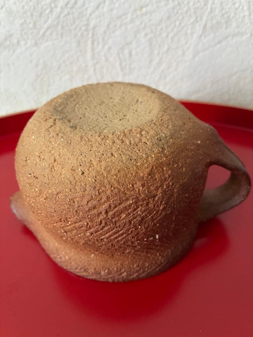 大嶺實清　片口　陶器製注ぎ口付きカップ　ミルクピッチャー　やちむん