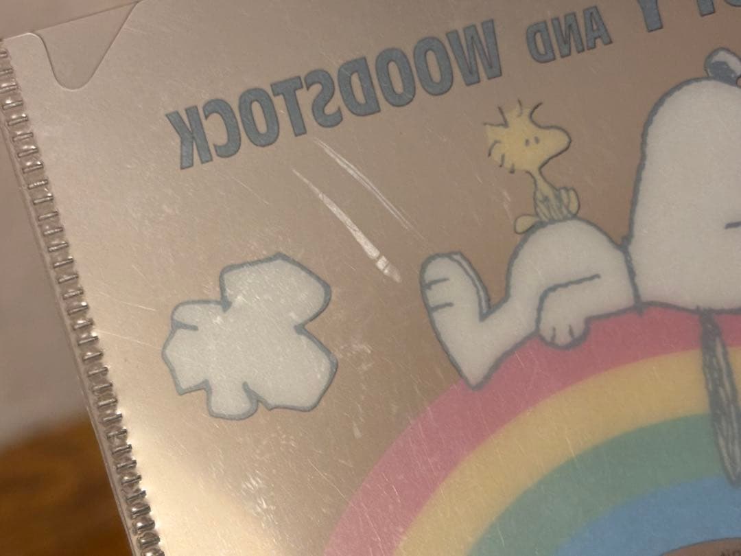 d*7様 スヌーピー ミニミニクリアファイル 3枚セット