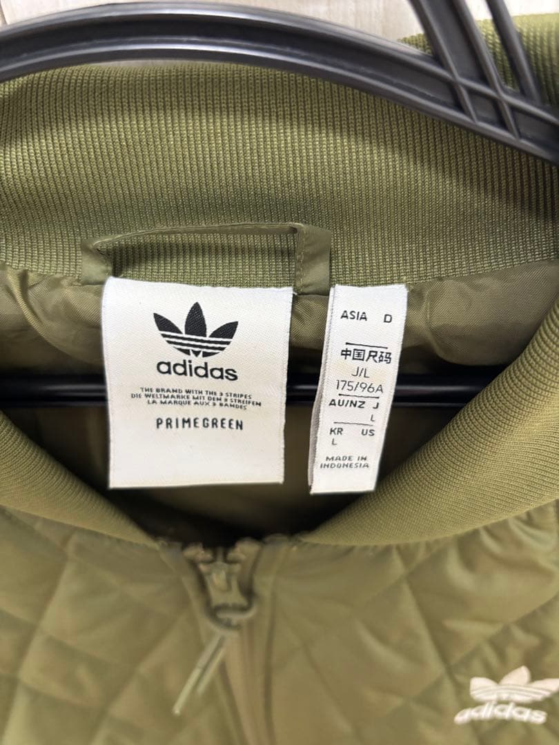 入手困難【adidas】キルティングジャケット L