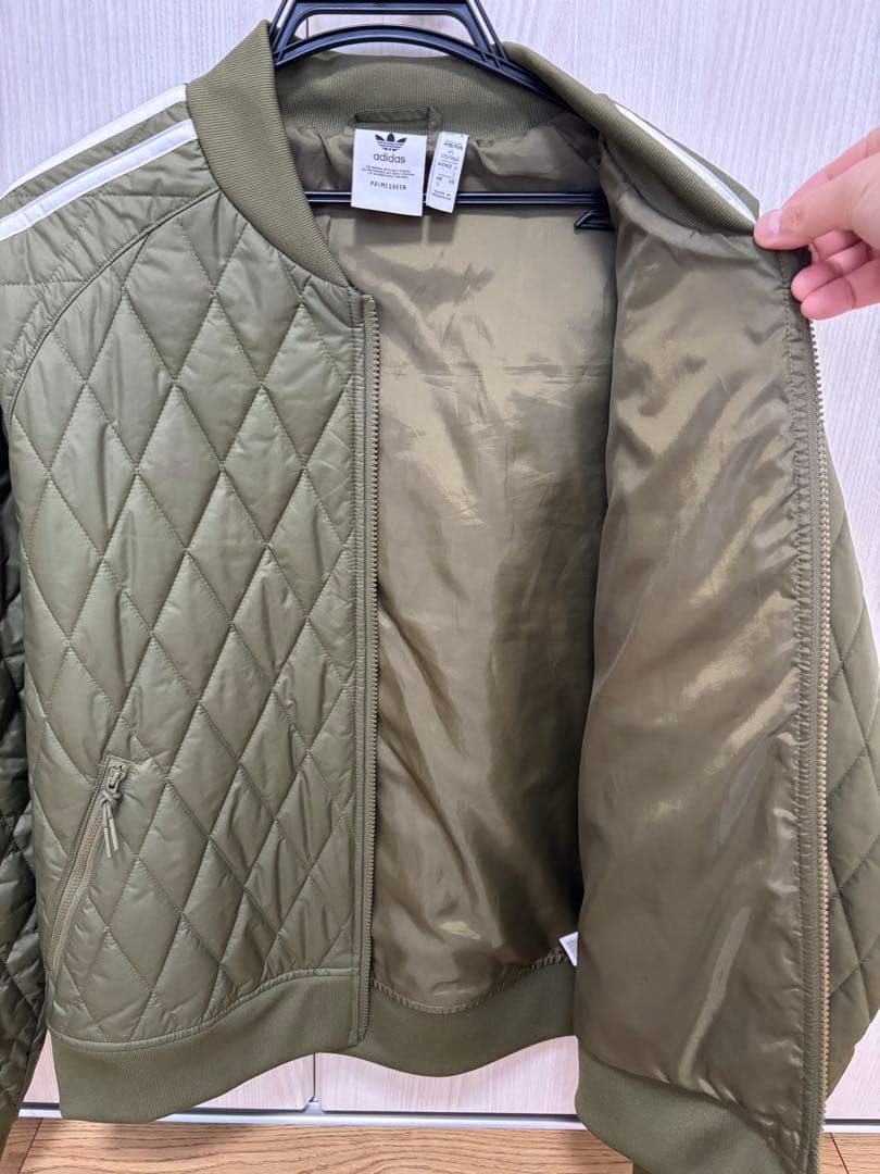 入手困難【adidas】キルティングジャケット L