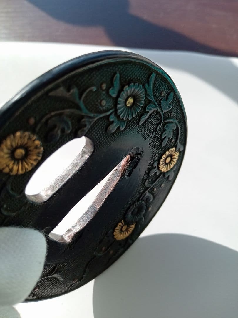 鐔(鍔)　古金工　桃山〜江戸初期