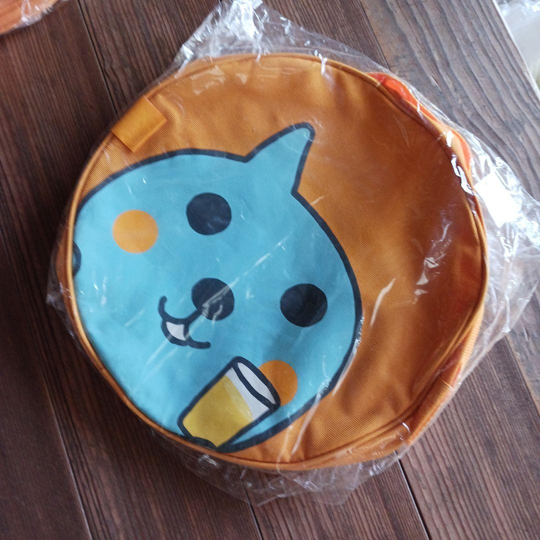 コカコーラ クーオレンジ手提げバッグ 10個 子供 ファスナー 円形 ノベルティ