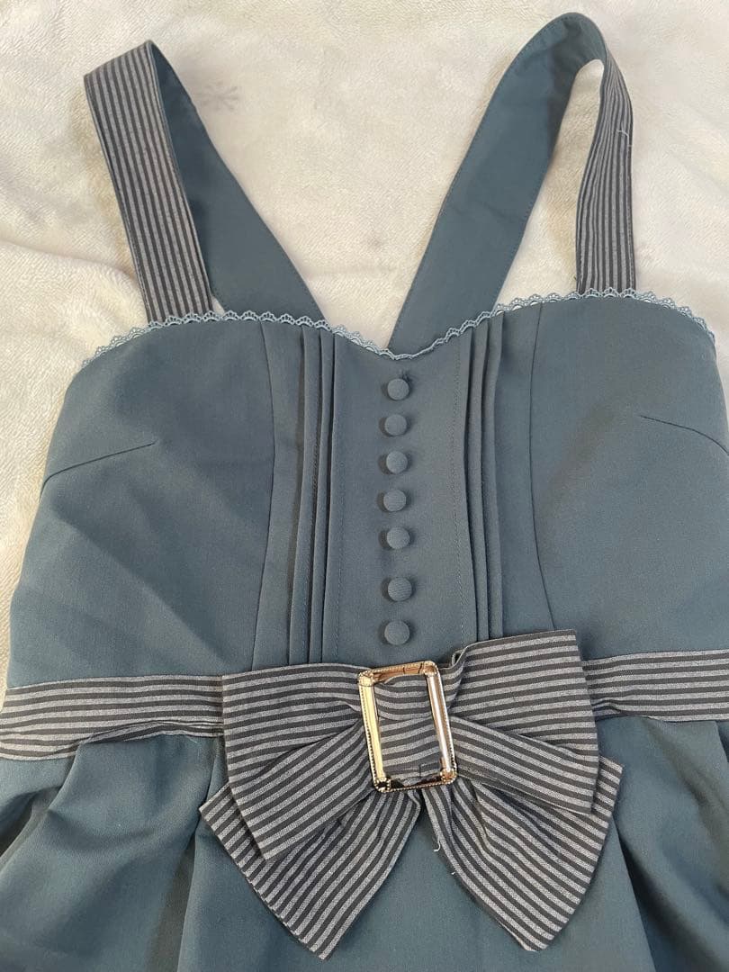 Amavel ねこ ジャンスカ×ブラウスセット