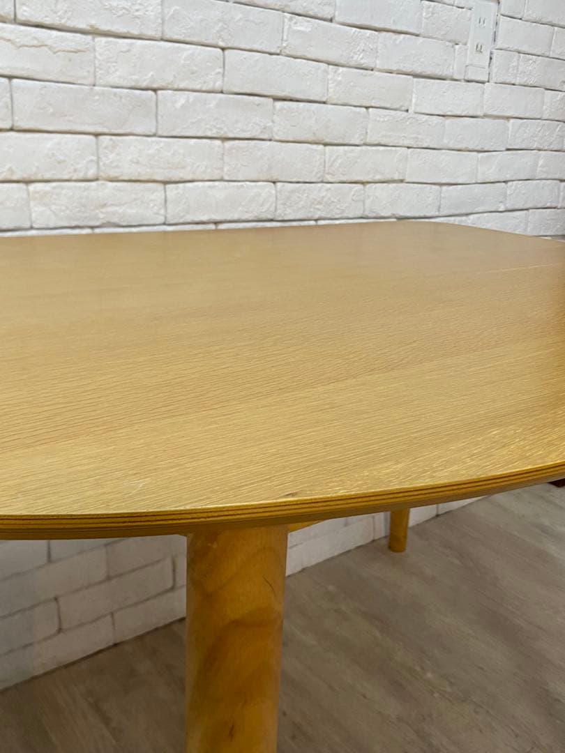 【うーあん　】半円　ダイニングテーブル　￼リビング　机　デスク　格安