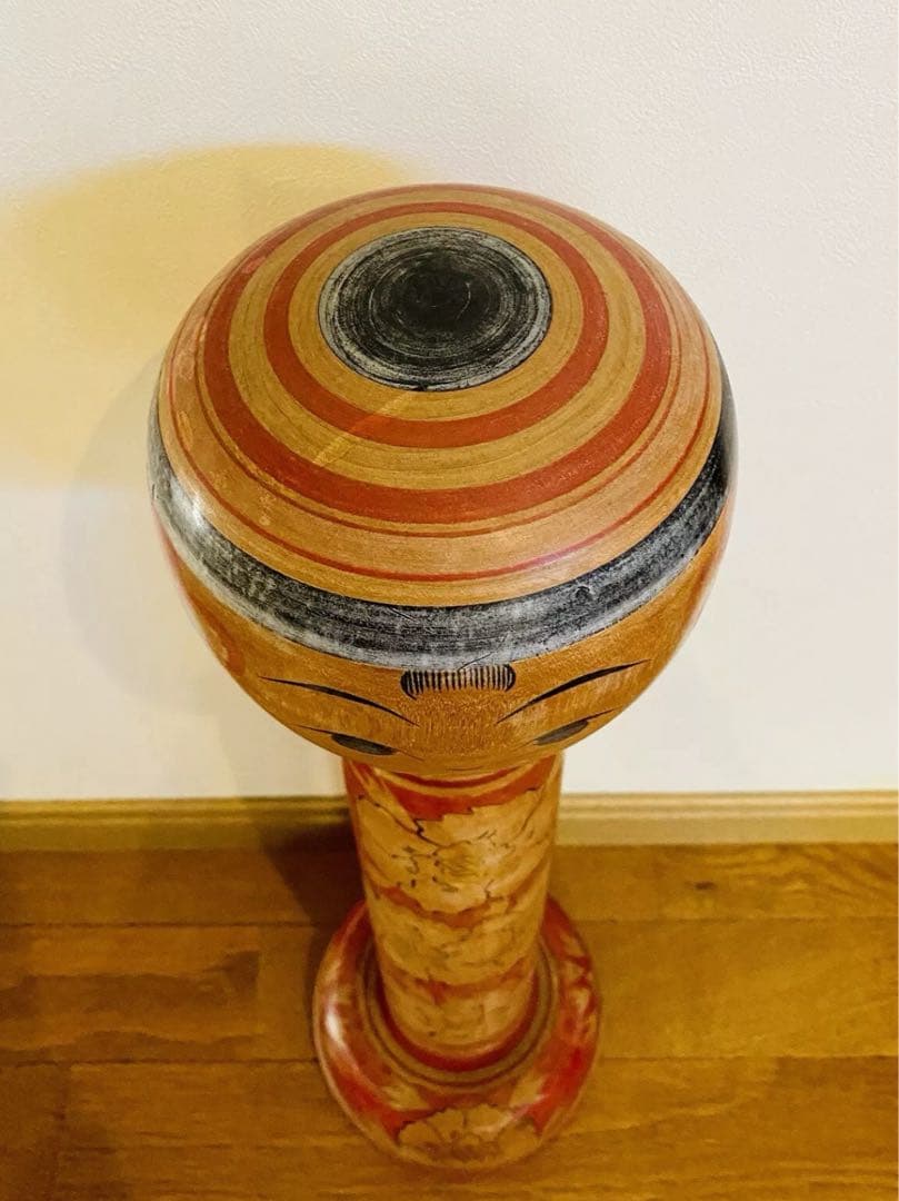 中古　こけし　日本　人形　木製　特大　本多伸夫　55cm コレクション　伝統