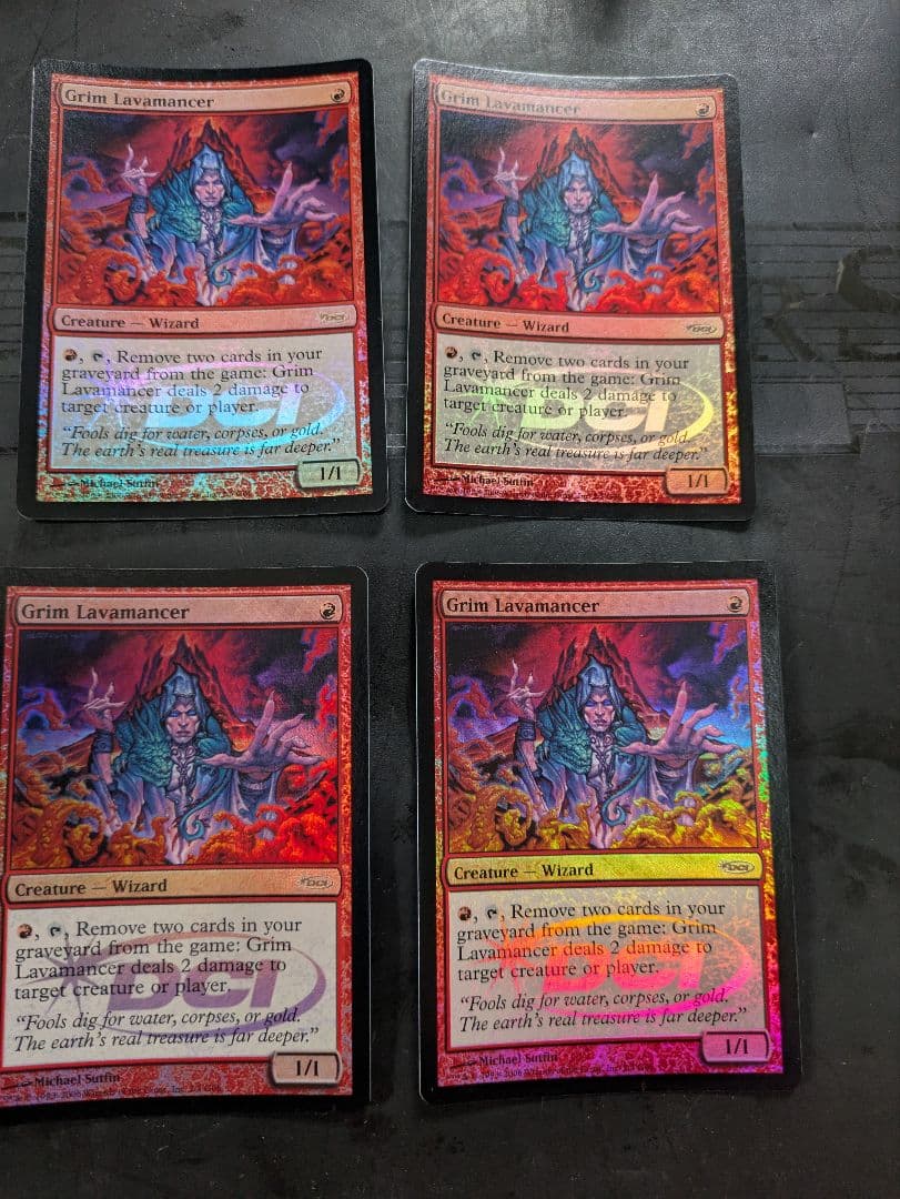 MTG 渋面の溶岩使い Foil ４枚セット 英語 DCI