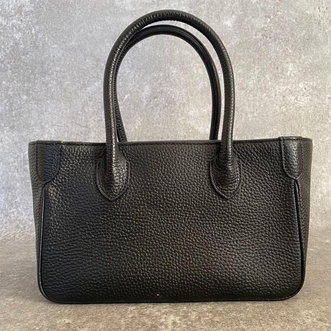 【極美品】ADMJ レザー トートバッグ 黒 ハンドバッグ ブラック