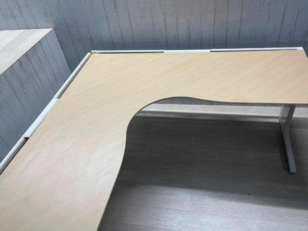 コクヨ ワークヴィスタ L字デスク SDF-LVL1818P1M ナチュラル